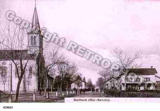 Ville de GAILLARD, carte postale ancienne