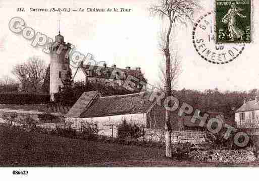 Ville de GAZERAN, carte postale ancienne