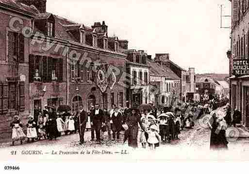 Ville de GOURIN, carte postale ancienne