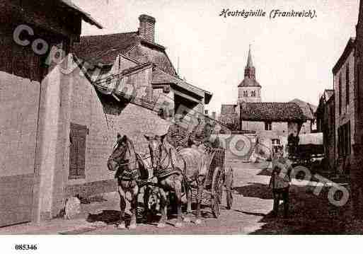 Ville de HEUTREGIVILLE, carte postale ancienne