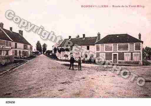 Ville de HONDEVILLIERS, carte postale ancienne