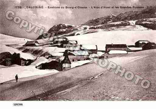 Ville de HUEZ, carte postale ancienne