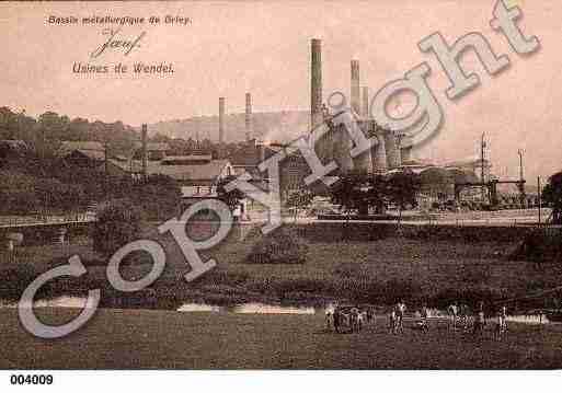 Ville de JOEUF, carte postale ancienne