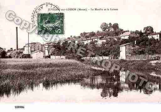 Ville de JUVIGNYSURLOISON, carte postale ancienne