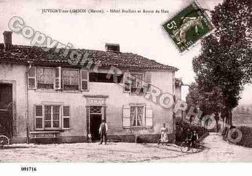 Ville de JUVIGNYSURLOISON, carte postale ancienne