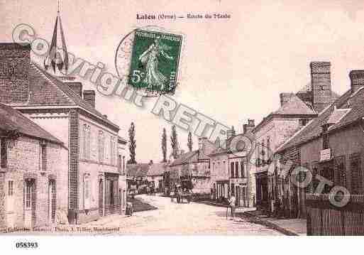 Ville de LALEU, carte postale ancienne