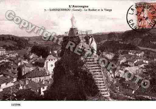 Ville de LAROQUEBROU, carte postale ancienne