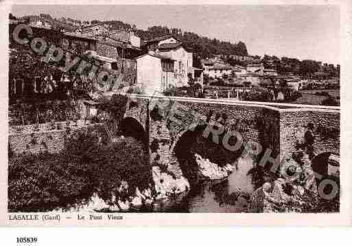 Ville de LASALLE, carte postale ancienne