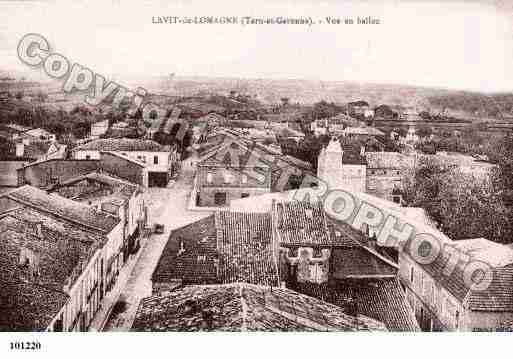 Ville de LAVIT, carte postale ancienne