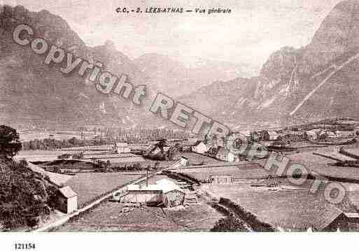 Ville de LEESATHAS, carte postale ancienne