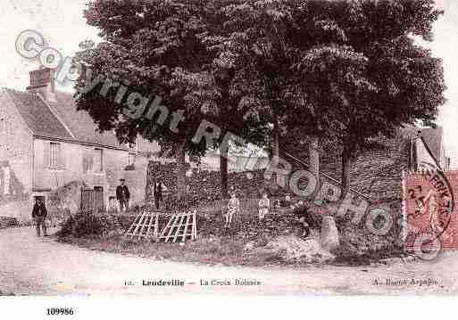 Ville de LEUDEVILLE, carte postale ancienne