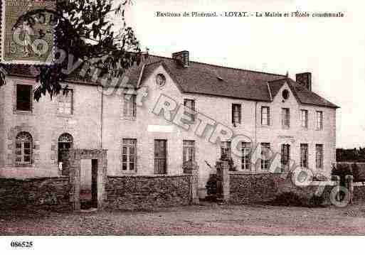 Ville de LOYAT, carte postale ancienne