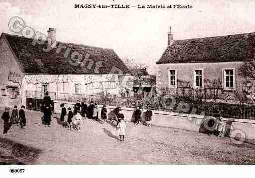 Ville de MAGNYSURTILLE, carte postale ancienne