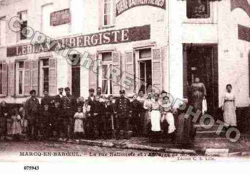 Ville de MARCQENBAROEUL, carte postale ancienne