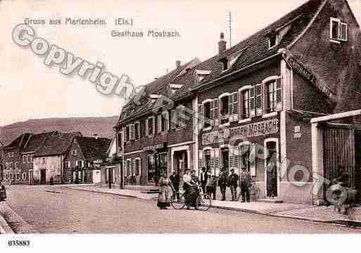 Ville de MARLENHEIM, carte postale ancienne