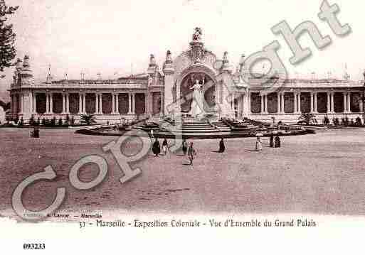 Ville de MARSEILLE, carte postale ancienne