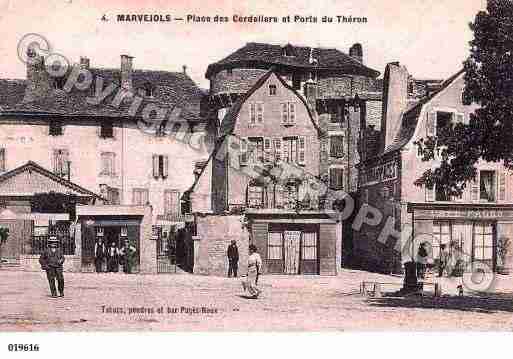 Ville de MARVEJOLS, carte postale ancienne