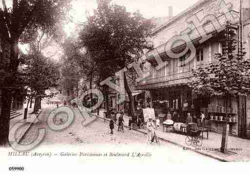 Ville de MILLAU, carte postale ancienne