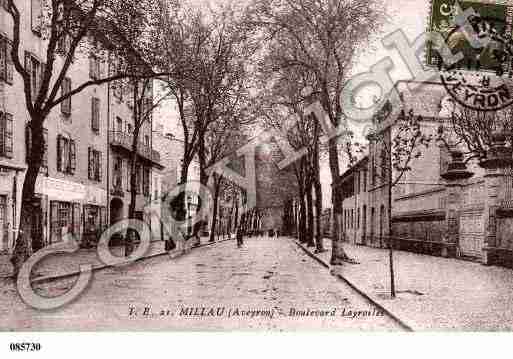 Ville de MILLAU, carte postale ancienne