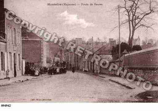 Ville de MONTSURS, carte postale ancienne