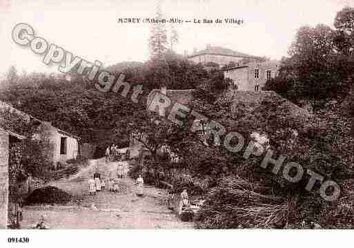 Ville de MOREY, carte postale ancienne