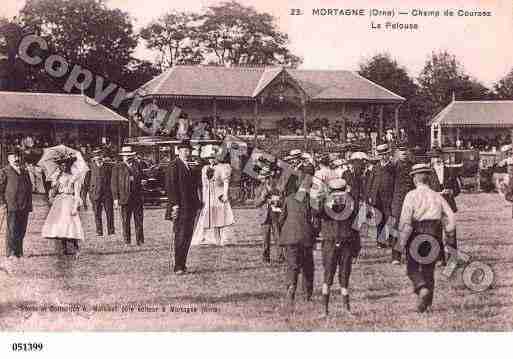 Ville de MORTAGNEAUPERCHE, carte postale ancienne