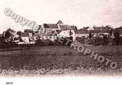 Ville de NEUVY, carte postale ancienne