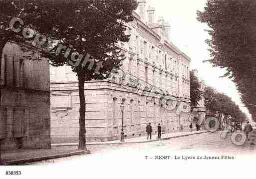 Ville de NIORT, carte postale ancienne