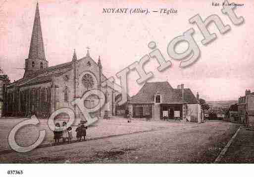 Ville de NOYANTD'ALLIER, carte postale ancienne