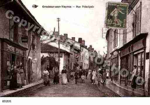 Ville de ORADOURSURVAYRES, carte postale ancienne