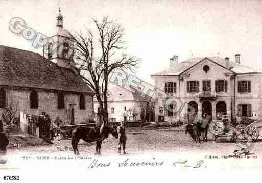 Ville de PASSY, carte postale ancienne