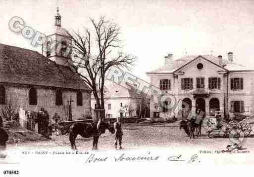 Ville de PASSY, carte postale ancienne