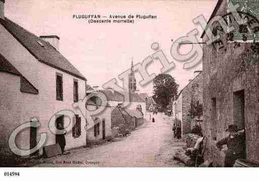 Ville de PLUGUFFAN, carte postale ancienne