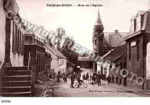 Ville de POIXDUNORD, carte postale ancienne