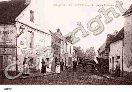 Ville de PUISEUXENFRANCE, carte postale ancienne