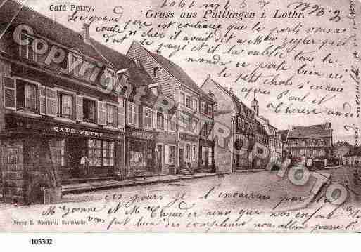 Ville de PUTTELANGEAUXLACS, carte postale ancienne