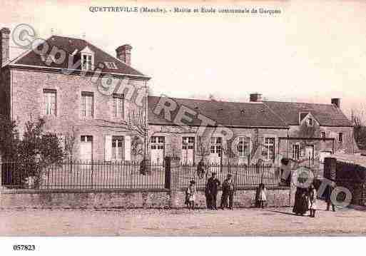 Ville de QUETTREVILLESURSIENNE, carte postale ancienne