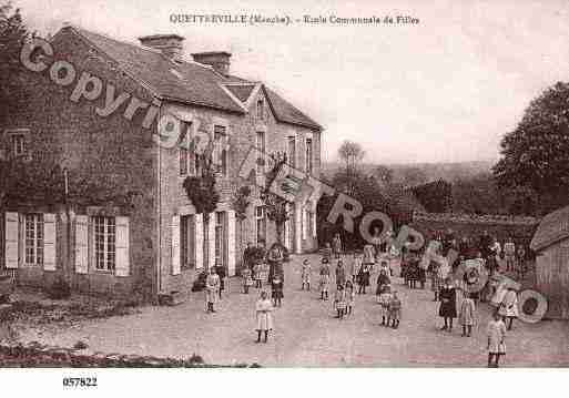 Ville de QUETTREVILLESURSIENNE, carte postale ancienne