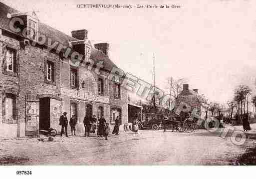 Ville de QUETTREVILLESURSIENNE, carte postale ancienne