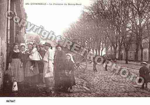 Ville de QUIMPERLE, carte postale ancienne