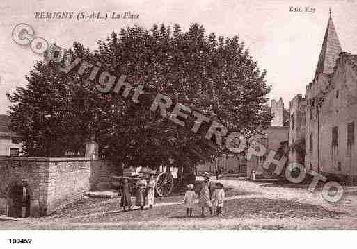 Ville de REMIGNY, carte postale ancienne