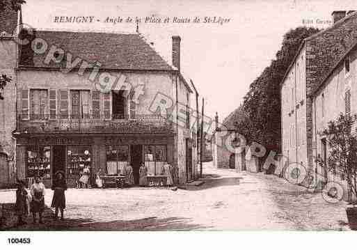 Ville de REMIGNY, carte postale ancienne