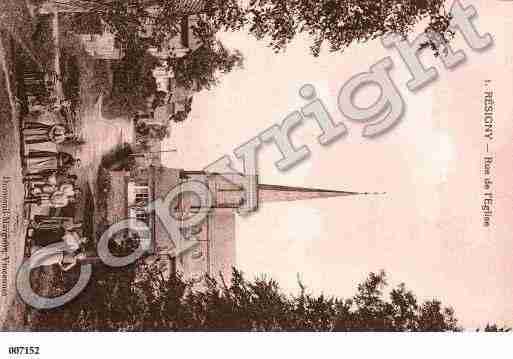 Ville de RESIGNY, carte postale ancienne Ville de RESIGNY, carte postale ancienne