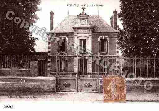 Ville de ROSAY, carte postale ancienne