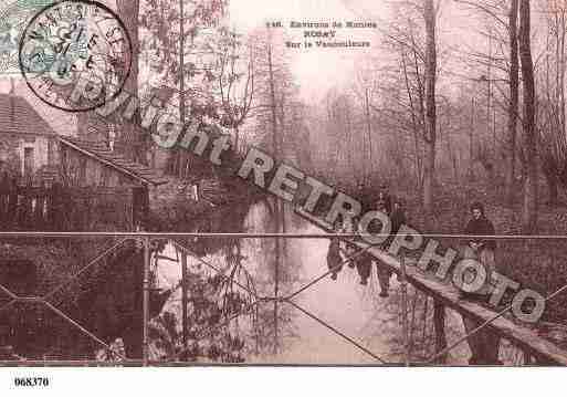 Ville de ROSAY, carte postale ancienne