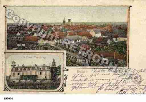 Ville de ROUFFACH, carte postale ancienne