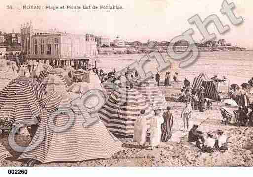 Ville de ROYAN, carte postale ancienne