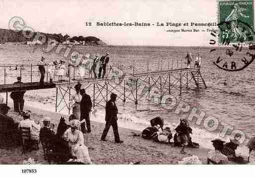 Ville de SABLETTES(LES), carte postale ancienne Ville de SABLETTES(LES), carte postale ancienne