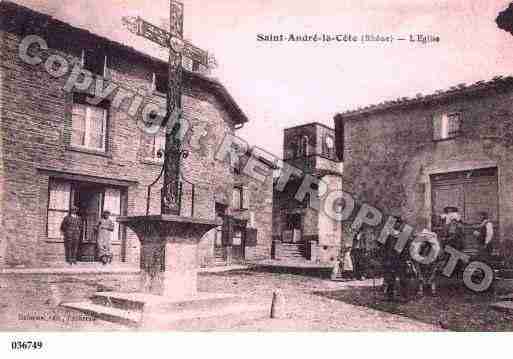 Ville de SAINTANDRELACOTE, carte postale ancienne