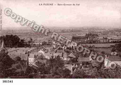 Ville de SAINTGERMAINDUVAL, carte postale ancienne